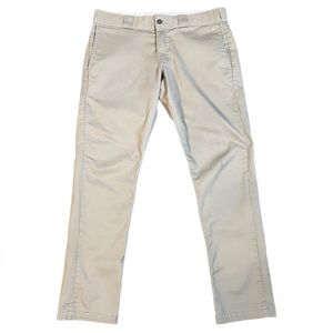 Dickies khaki skinny straight pants